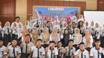 Kampanye Stop Perkawinan Anak, Bullying, serta Sahabat Baik Anti Narkotika, di SMA Negeri 4 Metro
