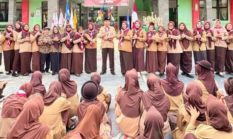 SMP Negeri 17 Bandar Lampung Apel dalam Rangka Peringatan Hari Pramuka ke-65
