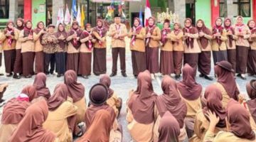 SMP Negeri 17 Bandar Lampung Apel dalam Rangka Peringatan Hari Pramuka ke-65