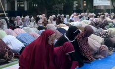 Memohon Turunnya Hujan, Keluarga Besar SMK Muhammadiyah 1 Metro Sholat Istisqa