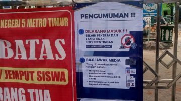 SDN 5 Metro Timur Terkesan Halangi Tugas Jurnalis, Gerbang Tertutup, Wartawan Yang Mau Meliput Berkirim Surat Terlebih Dahulu